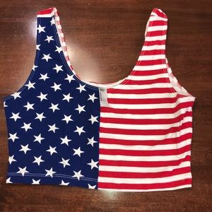 American apparel crop top